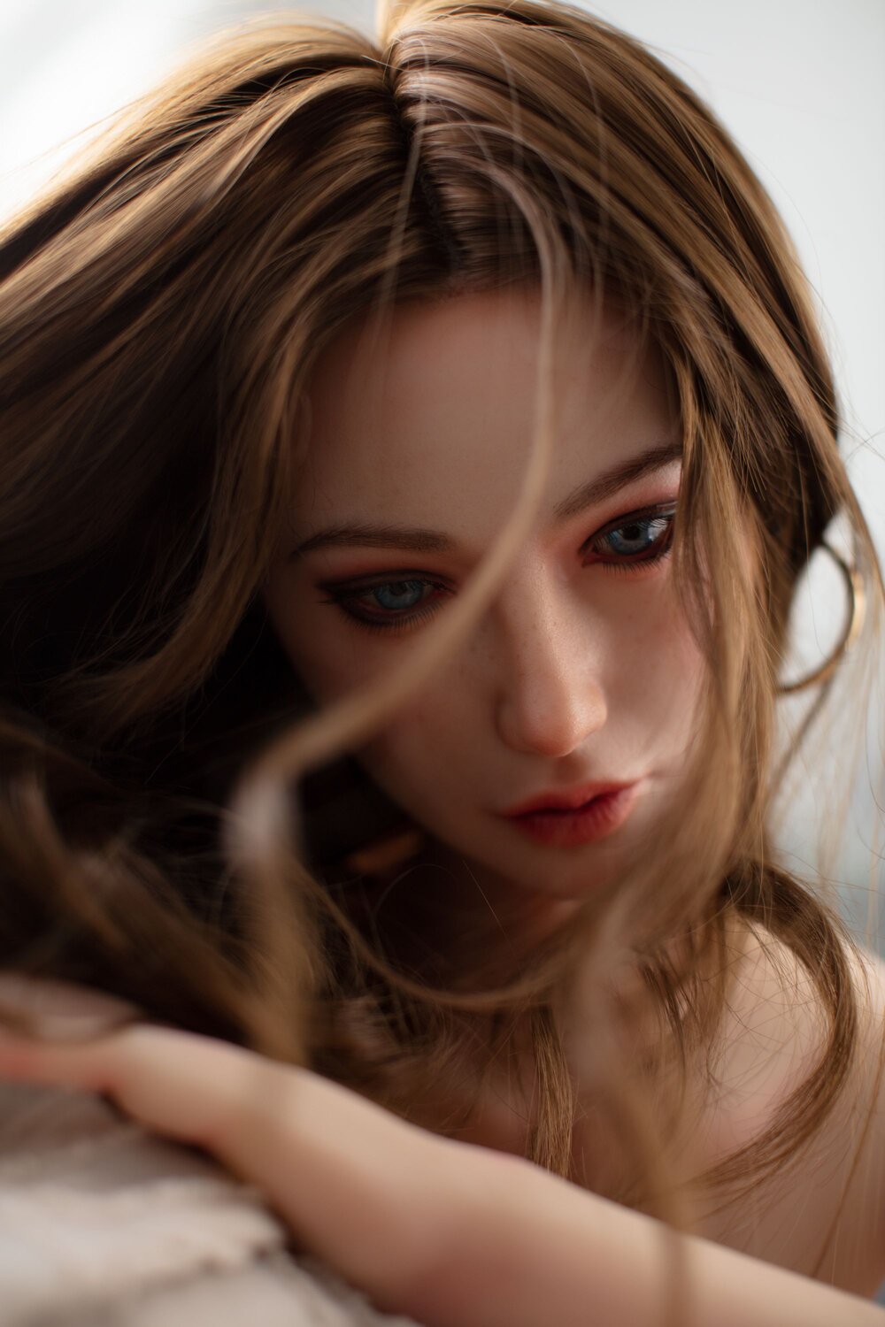 Grace Silicone head Hair Transplant ＆ TPE body Sex Doll [USA STOCK]